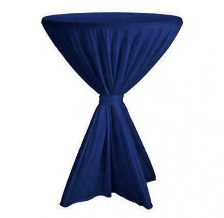Statafelhoes model Fiesta 80-90 cm blauw  - statafelrok, Huis en Inrichting, Tafelonderdelen, 50 tot 100 cm, Rond, Nieuw, Overige materialen
