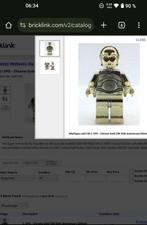 Lego Minifiguur - sw0158 - Star Wars - C-3PO Chrome Gold (SW, Nieuw