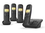 Gigaset A270A - Quattro DECT telefoon  met antwoordapparaat, Verzenden, Zo goed als nieuw