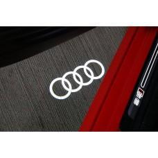 Audi instapverlichting LED met logoprojectie van Audi logo, Auto diversen, Auto-accessoires, Nieuw, Ophalen of Verzenden
