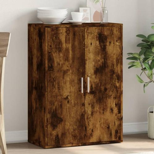 vidaXL Dressoir 60x31x84 cm bewerkt hout gerookt, Huis en Inrichting, Kasten | Dressoirs, 25 tot 50 cm, Nieuw, 50 tot 100 cm, Overige houtsoorten