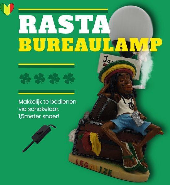 2dekans | Wiet accesoires rastafari bureaulamp – grappige, Huis en Inrichting, Woonaccessoires | Overige, Zo goed als nieuw, Ophalen of Verzenden