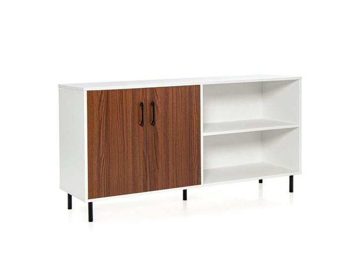 Modern Buffetkast Credenza Kast met Open Deuren en, Huis en Inrichting, Woonaccessoires | Overige, Nieuw, Verzenden
