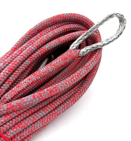 Kant-en-klare Val van HMPE - 8 mm  - rood  - 33 meter - met, Watersport en Boten, Accessoires en Onderhoud, Ophalen of Verzenden