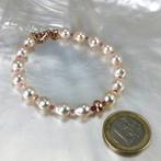 Armband Zilver Parel - Toermalijn - Akoya BQ 7x7,5 mm, Sieraden, Tassen en Uiterlijk, Armbanden, Nieuw