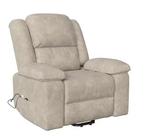 Elektrische Massagestoel – 8-Punts Massage en Verwarming, Huis en Inrichting, Stoelen, Bruin, Verzenden, Nieuw, Stof