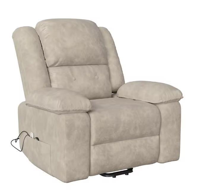 Elektrische Massagestoel – 8-Punts Massage en Verwarming, Huis en Inrichting, Stoelen, Eén, Bruin, Nieuw, Metaal, Stof, Verzenden