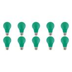 LED Lamp 10 Pack - Groen Gekleurd - E27 Fitting - 3W, Huis en Inrichting, Lampen | Tafellampen, Ophalen of Verzenden, Nieuw, Overige materialen