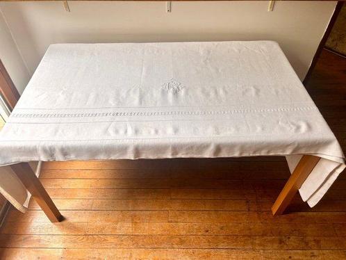 Laken - 220 cm - 180 cm, Antiek en Kunst, Antiek | Kleden en Textiel