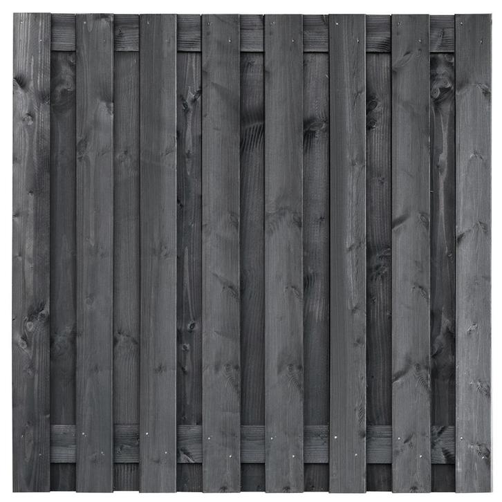 Schutting Tuinscherm Dalen 180x180cm Zwart Geimpregneerd Gre, Tuin en Terras, Schuttingen, Minder dan 3 meter, Nieuw, Hout, 1 tot 2 meter