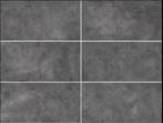 Keramische Vloer en Wandtegel Montana Antracite 30 x 60, Doe-het-zelf en Verbouw, Tegels, Nieuw, Keramiek, 20 tot 40 cm, Ophalen of Verzenden