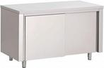 Werkkast met Schuifdeuren RVS | 120x70x(H)85cm Saro, Verzenden, Nieuw in verpakking
