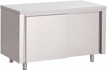 Werkkast met Schuifdeuren RVS | 120x70x(H)85cm Saro, Zakelijke goederen, Horeca | Meubilair en Inrichting, Verzenden