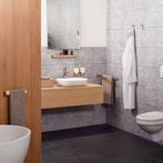 Handdoekrek dubbel 61 x 12,5 cm brushed gold, Ophalen of Verzenden, Nieuw, Overige typen