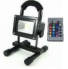 LED Bouwlamp - 20 Watt  - Oplaadbaar - RGB, Doe-het-zelf en Verbouw, Bouwverlichting, Lamp met armatuur, Nieuw, Minder dan 50 watt