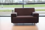Havee Cloak loveseat model Sand Kvadrat Antraciet 128 cm, Huis en Inrichting, Fauteuils, Nieuw, 125 cm of meer, Ophalen of Verzenden