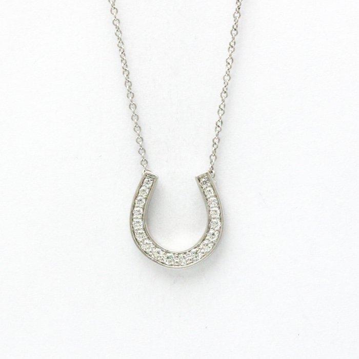 Tiffany & Co. - Ketting met hanger Platina, Sieraden, Tassen en Uiterlijk, Antieke sieraden