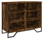 Smokey Oak Dressoir met Metalen Poten – Modern Sideboard, Huis en Inrichting, Kasten | Overige, Verzenden, Nieuw