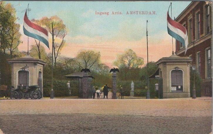 AMSTERDAM - Ingang Artis, Verzamelen, Ansichtkaarten | Nederland, Verzenden