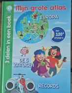 Mijn Grote Atlas Europa - 5 Zintuigen Records - 120+, Boeken, Verzenden, Gelezen, Caramel publishing