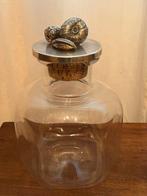 Vaas - .800 zilver - Vaas met dop van zilver 800