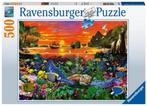 Schildpad in het Rif Puzzel (500 stukjes) | Ravensburger -, Hobby en Vrije tijd, Nieuw, Verzenden