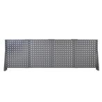 Werkbank grijs 200 cm met hardhouten blad en grijs, Doe-het-zelf en Verbouw, Ophalen of Verzenden, Nieuw
