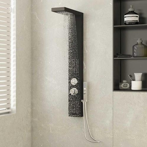 Aluminium Douchepaneel Zwart: Super Deal! 35% Korting, Doe-het-zelf en Verbouw, Sanitair, Nieuw, Douche, Ophalen of Verzenden
