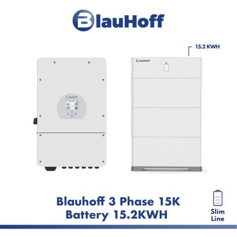 Blauhoff Home 15K/15,2 kWh 3 Fase Systeem Slim Line IP65, Huis en Inrichting, Overige Huis en Inrichting