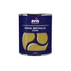 Avis Aqua Metallic Zilver 1 liter, Doe-het-zelf en Verbouw, Nieuw, Verzenden