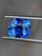 1 pcs Blauw Saffier - 3.19 ct - Gemological Institute of, Sieraden, Tassen en Uiterlijk, Edelstenen, Nieuw