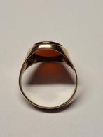 Zonder Minimumprijs - Zegelring - 8 karaat Geel goud, Sieraden, Tassen en Uiterlijk, Antieke sieraden