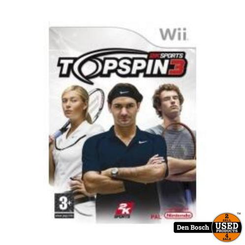 2K Sports Topspin 3 - Wii Game, Spelcomputers en Games, Spelcomputers | Overige, Ophalen of Verzenden
