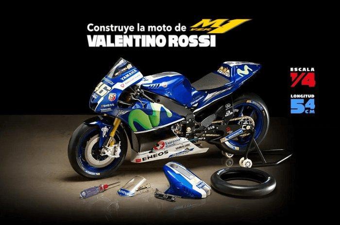 Altaya 1:4 - Model motorfiets (92) - Yamaha M1 Valentino, Hobby en Vrije tijd, Modelauto's | 1:5 tot 1:12