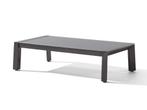 Sieger Brisbane Loungetafel 120x65x31 cm ijzergrijs/Glas, Tuin en Terras, Tuinsets en Loungesets, Ophalen of Verzenden, Nieuw