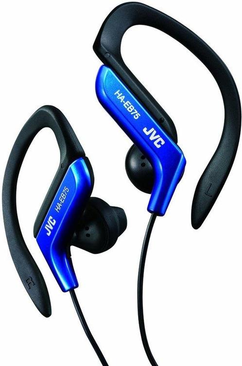 JVC HA-EB75-A - Ear-clip Sport koptelefoon - Blauw, Audio, Tv en Foto, Koptelefoons, Verzenden