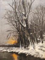 Escuela Impresionista (XIX-XX) - Atardecer de Invierno
