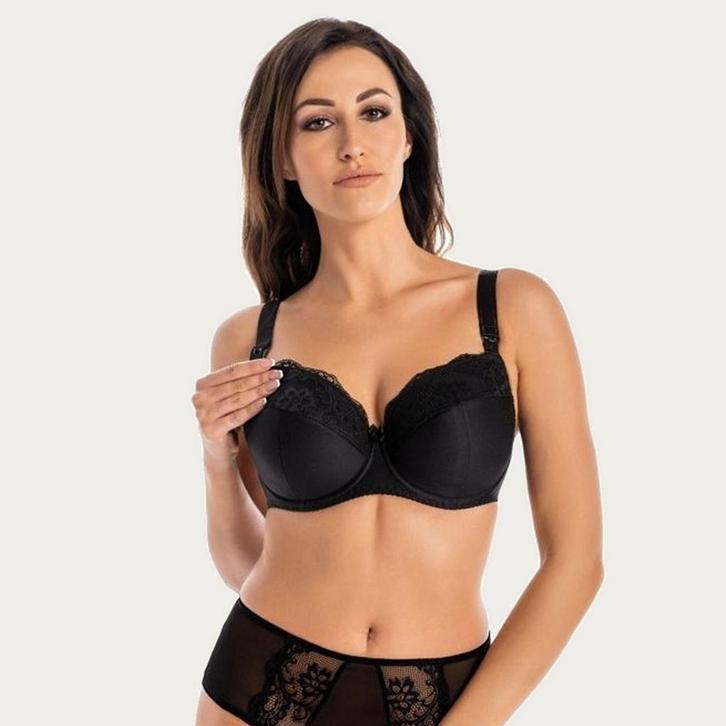 Teyli Borstvoedingsbeha Voedingsbh Marte Mama Zwart, Kleding | Dames, Ondergoed en Lingerie, Verzenden