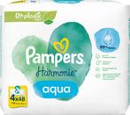Pampers Harmonie Vochtige doekjes Harmonie Aqua (4x48 stu..., Verzenden, Nieuw