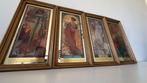 (After) Alphons Mucha - As 4 estações FORMATO EXCLUSIVO RARO, Antiek en Kunst
