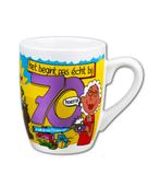 Mok 70 Jaar 12cm, Verzenden, Nieuw