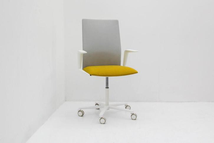 Bureaustoel Arper Kinesit - okergeel, Huis en Inrichting, Bureaus, Gebruikt, Ophalen of Verzenden