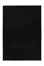 Zacht Hoogpolig Vloerkleed | Pouffy | Zwart | 240x340 cm, Verzenden, Nieuw