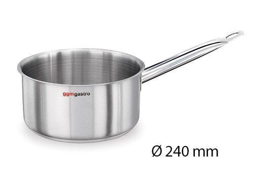 GGM Gastro | Steelpan - Ø 240mm - Hoogte 150mm - RVS | KK240, Zakelijke goederen, Horeca | Keukenapparatuur, RVS Meubilair, Verzenden