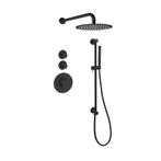 Sani Royal Pro Inbouw Regendouche Mat Zwart Messing, Nieuw