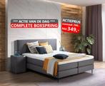 *** COMPLETE BOXSPRING NU: 349,- ***, Huis en Inrichting, Slaapkamer | Boxsprings, Verzenden, Overige maten, 200 cm, Grijs