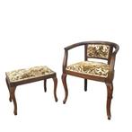 Manifattura Italiana - Fauteuil (2) - Walnoot - Stoel en