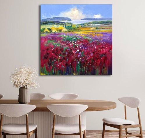 David Casals - Campo florido, Antiek en Kunst, Kunst | Designobjecten