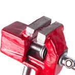 Benson Compacte mini-bankschroef - klemmend - 25 mm - rood, Ophalen of Verzenden, Nieuw