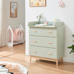 Luiercommode Sarievn met verschoonunit 100x80x53 cm mintgroe, Huis en Inrichting, Kasten | Dressoirs, Verzenden, Nieuw